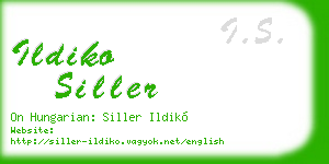 ildiko siller business card