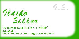 ildiko siller business card